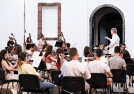 Un concierto de la Jocan, en La Palma.