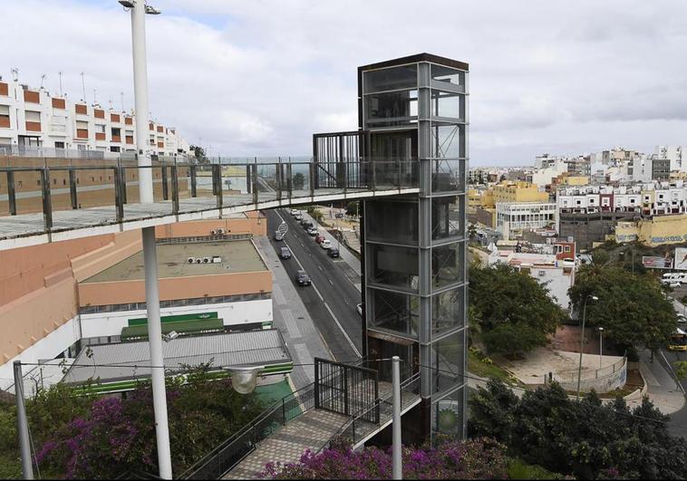 El ascensor del Canódromo vuelve a ponerse en uso tras una inversión de 85.000 euros