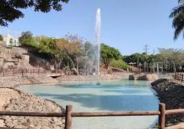El parque de Juan Pablo II, en Siete Palmas, recupera su icónica fuente.