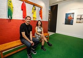 Los fotoperiodistas Ofelia de Pablo y Javier Zurita.