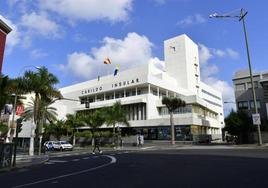 Fachada de la Casa Palacio, sede oficial del Cabildo de Gran Canaria.