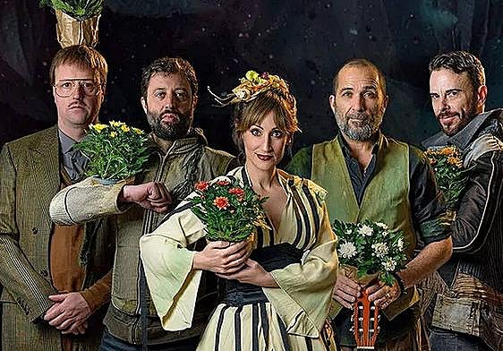 Los protagonistas del montaje.