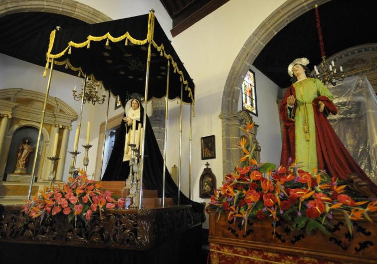 Imagen de archivo de La Dolorosa y San Juan, de Luján Pérez.