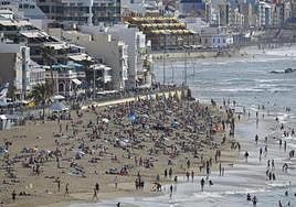 Playa de Las Canteras.