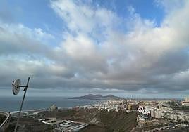 Imagen de archivo de nubosidad al Norte de Gran Canaria.