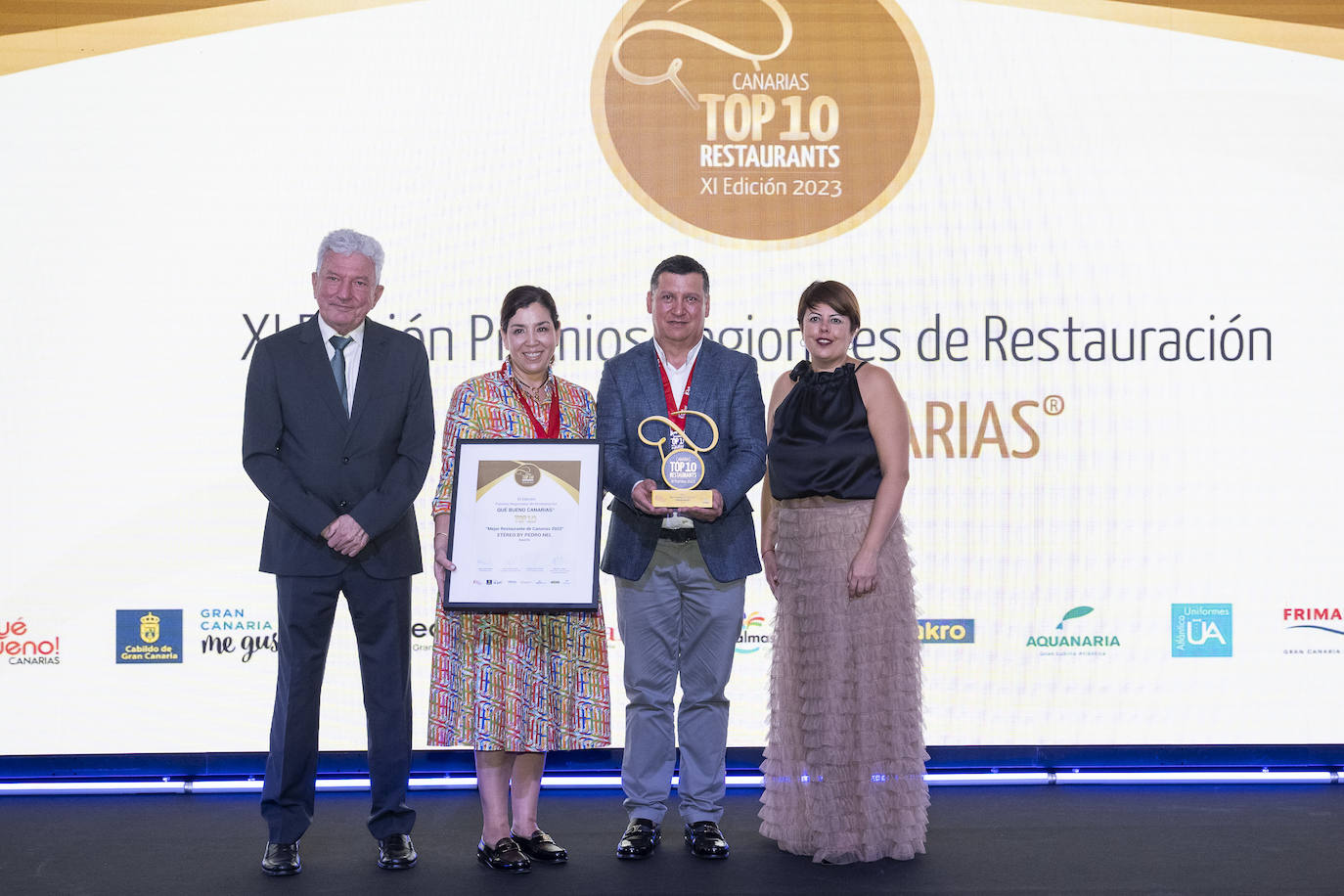 XI Gala de premios a los mejores de la restauración de Las guías «Qué Bueno Canarias»