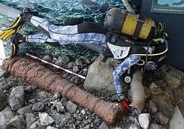 Material encontrado gracias a Margullar 1 expuesto en Fermina.