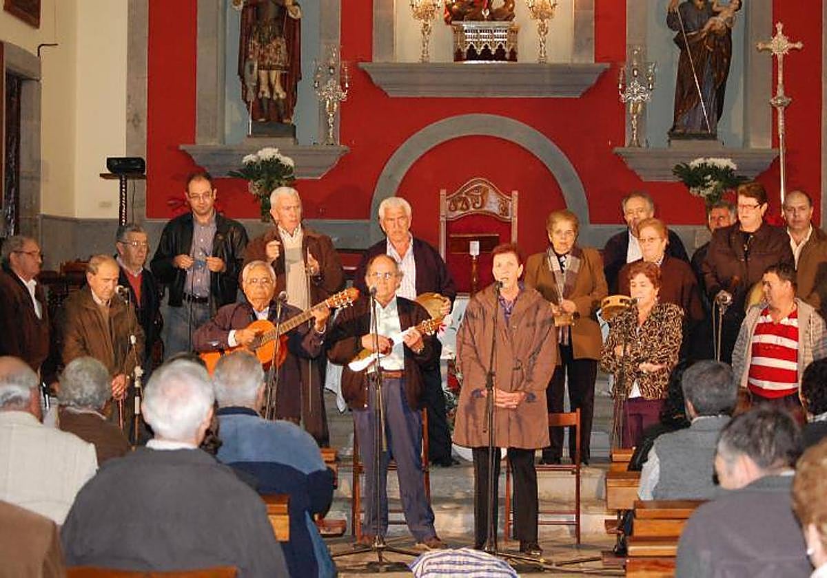 Imagen de archivo de un encuentro de los tres últimos Ranchos de Ánimas de Gran Canaria.