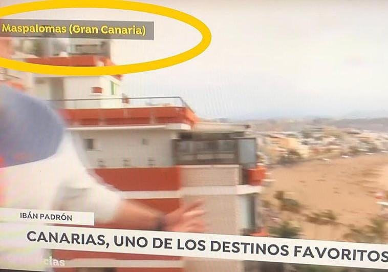 ¿Las Canteras o Maspalomas? Nuevo error televisivo