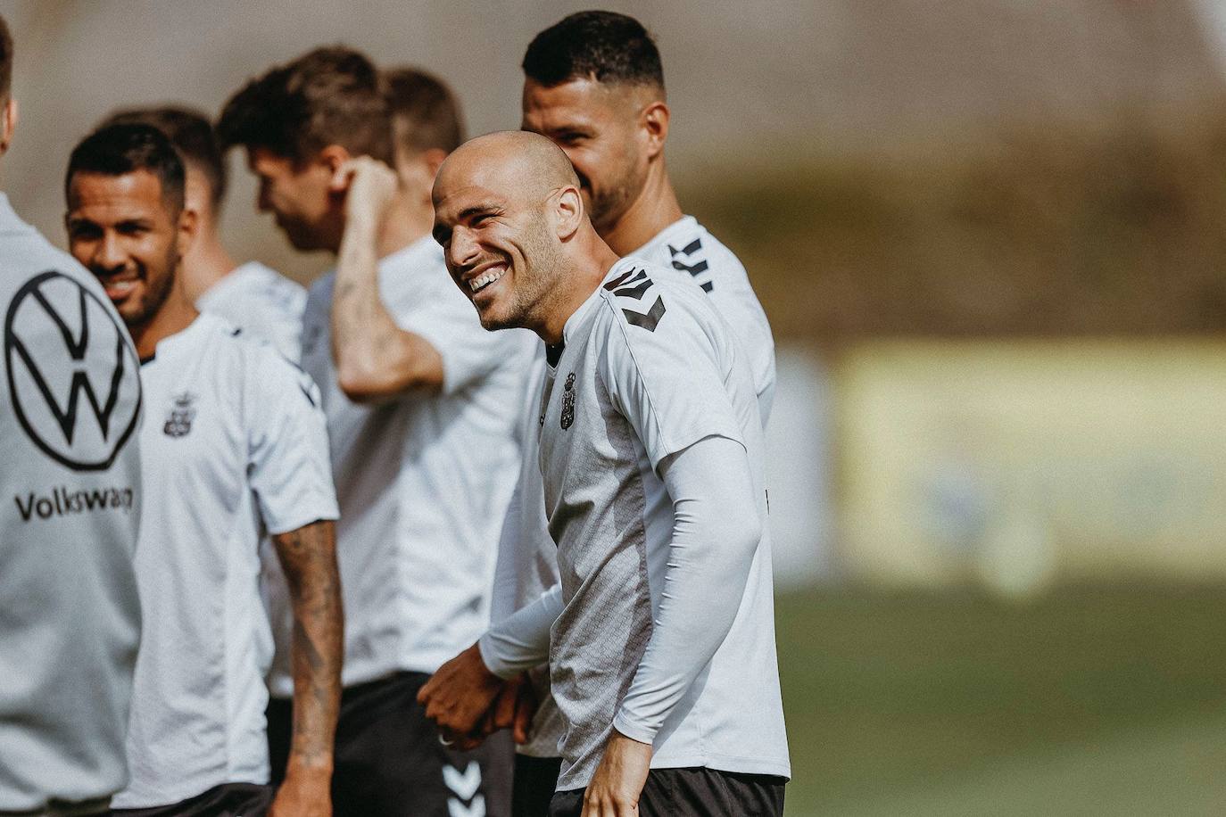 Sandro, feliz en Barranco Seco.