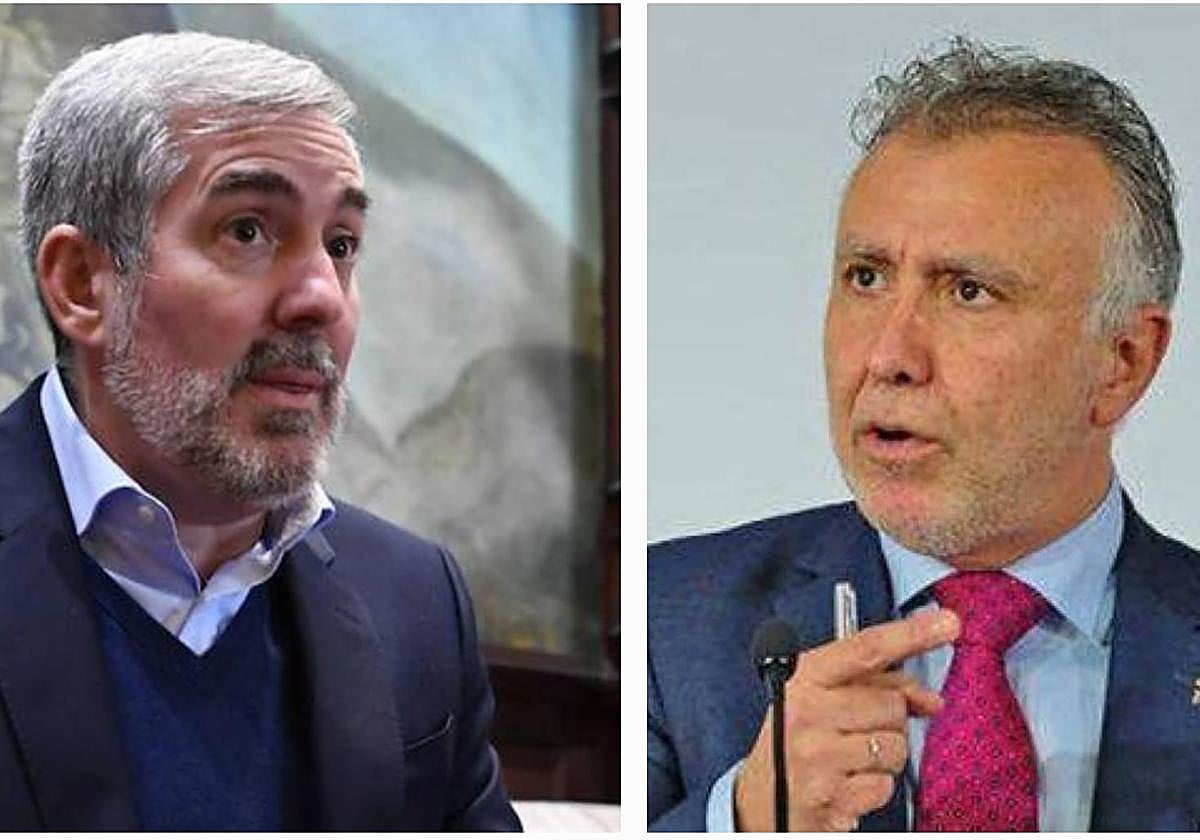 Imagen de archivo de Fernando Clavijo y Ángel Víctor Torres (id).