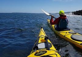Imagen de archivo de una travesía en kayak.