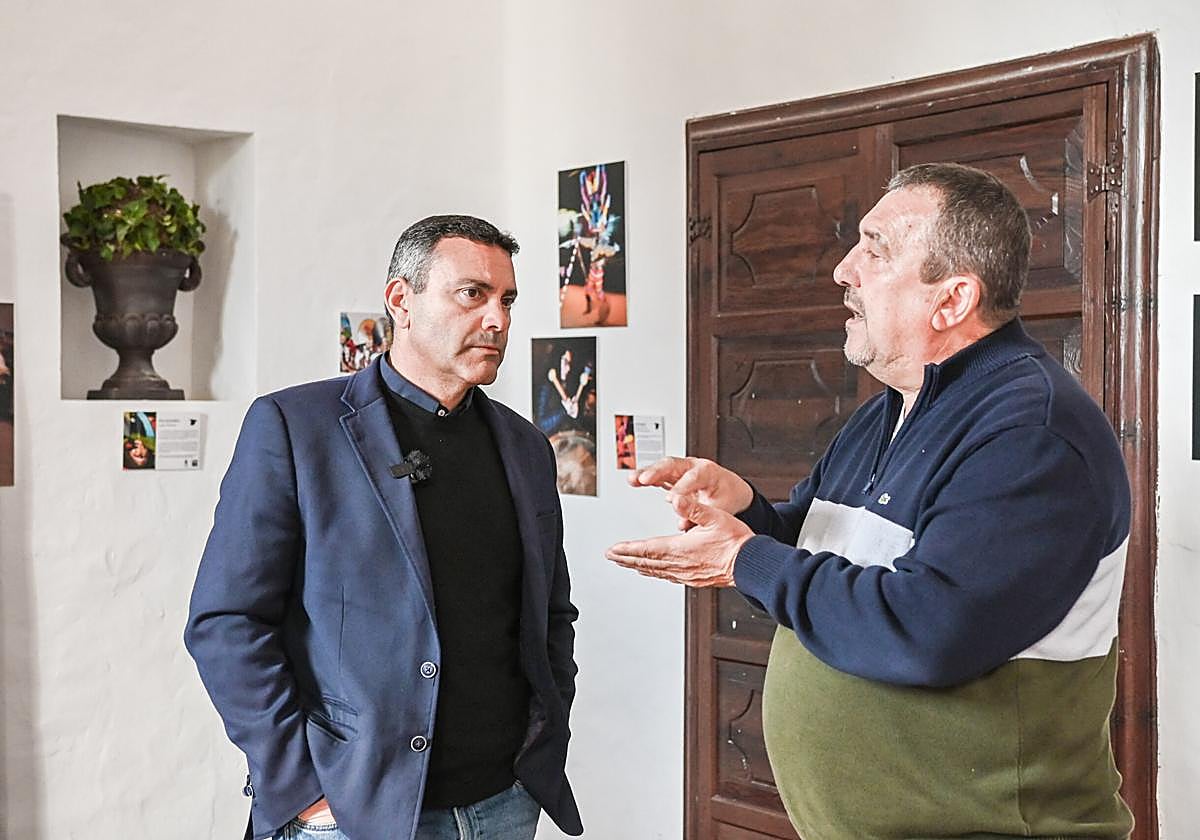 Oswaldo Betancort y Miguel Ángel Jiménez.