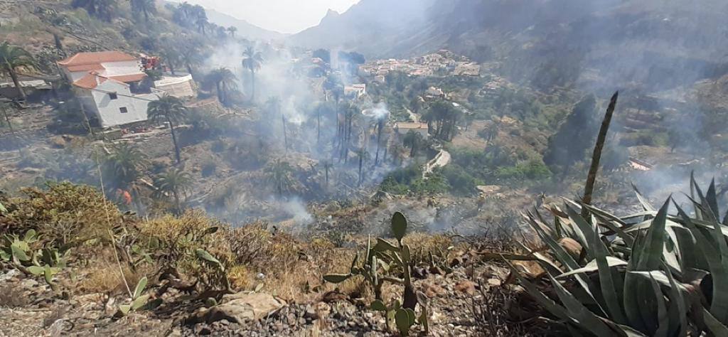 Conato de incendio en Fataga