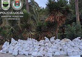 Imagen de archivo de un vertido de escombros en la Vega de San José.