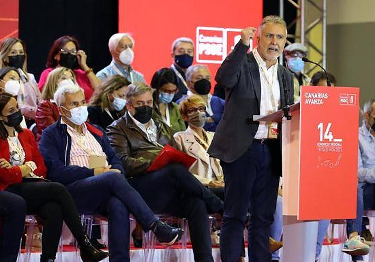 Imagen de archivo de Ángel Víctor Torres, presidente de Canarias y secretario general del PSOE insular.