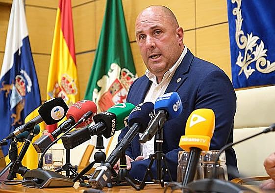 Sergio Lloret, en una rueda de prensa.
