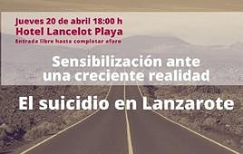 Cartel de actividad.