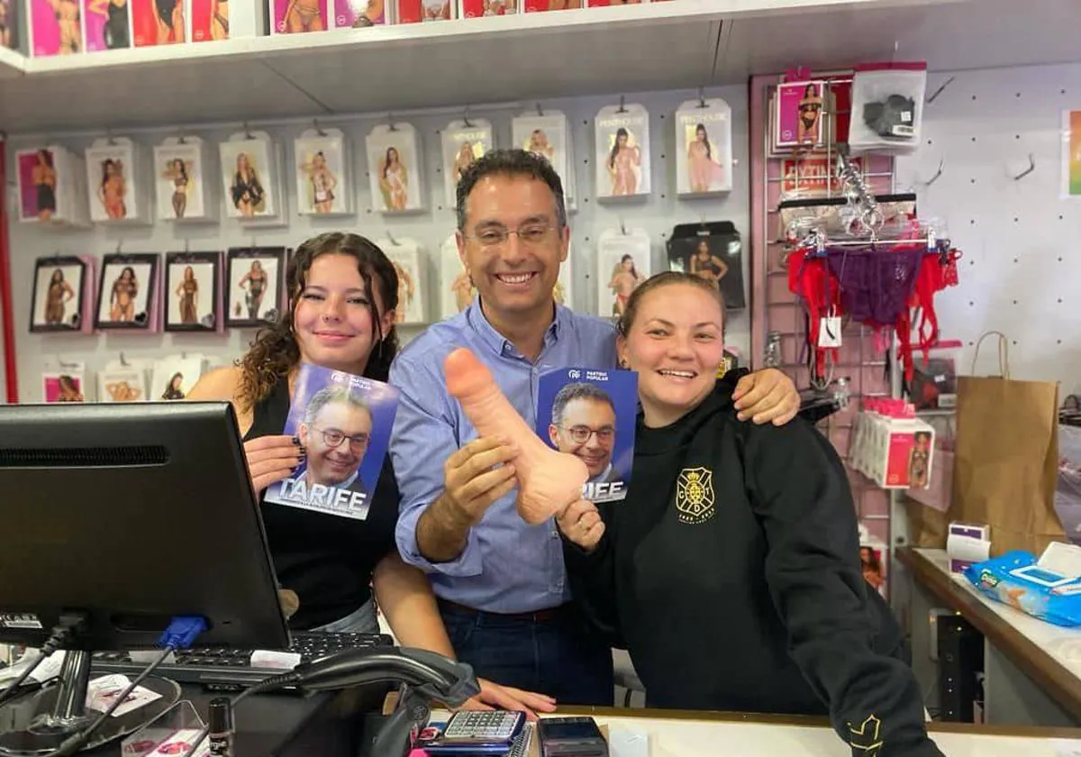 Polémica servida: circula una foto del candidato por el PP a la alcadía de  Santa Cruz de Tenerife con un pene | Canarias7