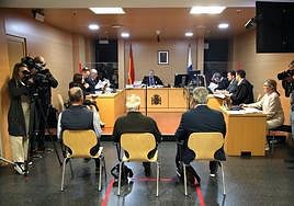 Vista en el Juzgado de lo Penal, órgano que preside el magistrado Francisco Javier Bretones.
