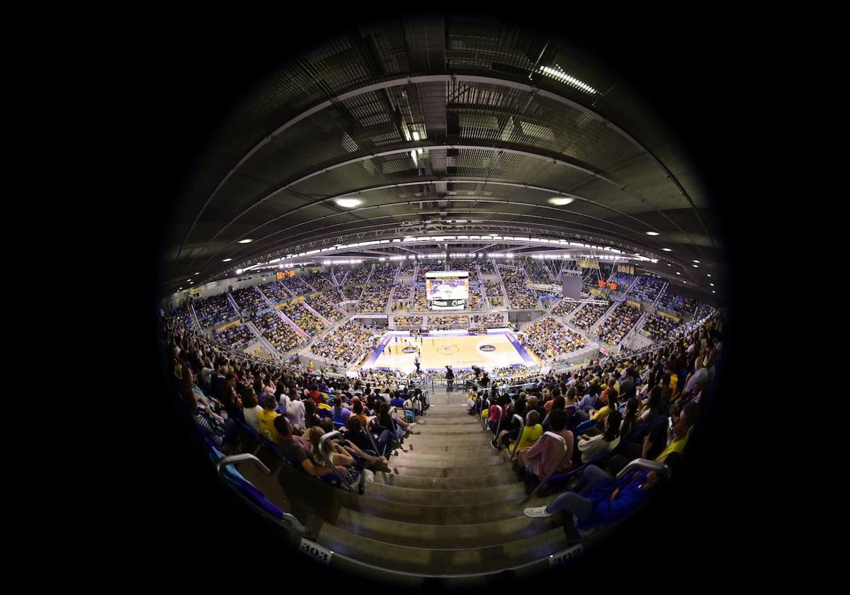 Imagen panorámica del Gran Canaria Arena.