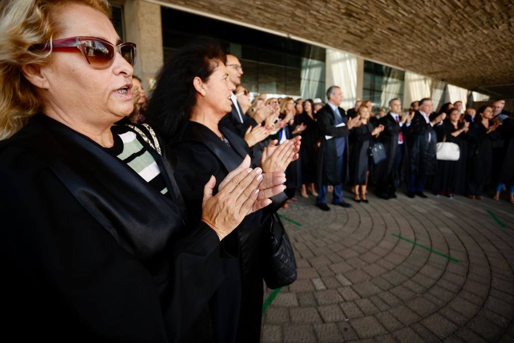 Los abogados de la capital grancanaria toman las calles para reclamar mejoras