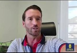 Edgar Aldaz invitando a uno de los foros promovidos por el Cabildo de Gran Canaria.