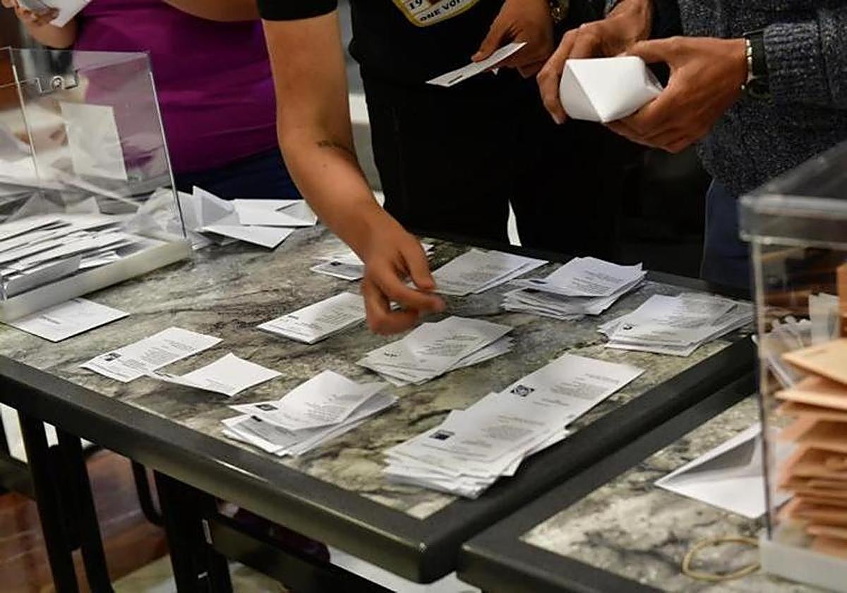 Papeletas de unos comicios pasados.