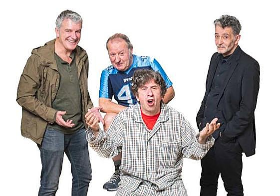 Los protagonistas de esta comedia escénica.
