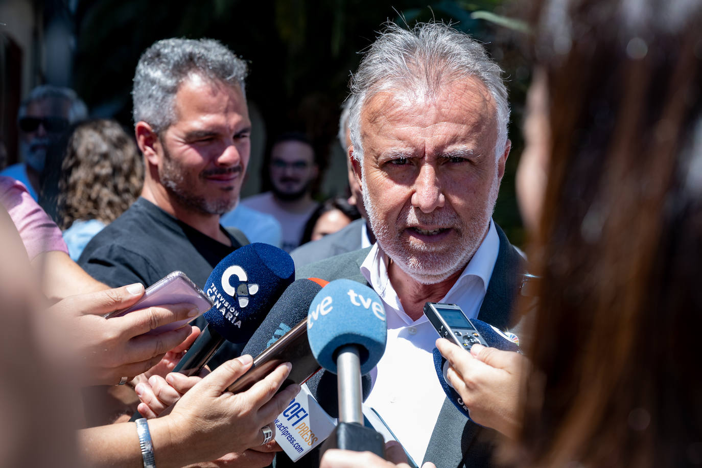 Ángel Víctor Torres asiste a la celebración del 144 aniversario del PSOE