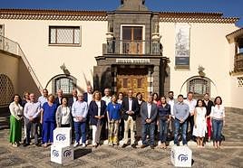 Candidatura del Partido Popular al Cabildo de Gran Canaria en los comicios del 28M.