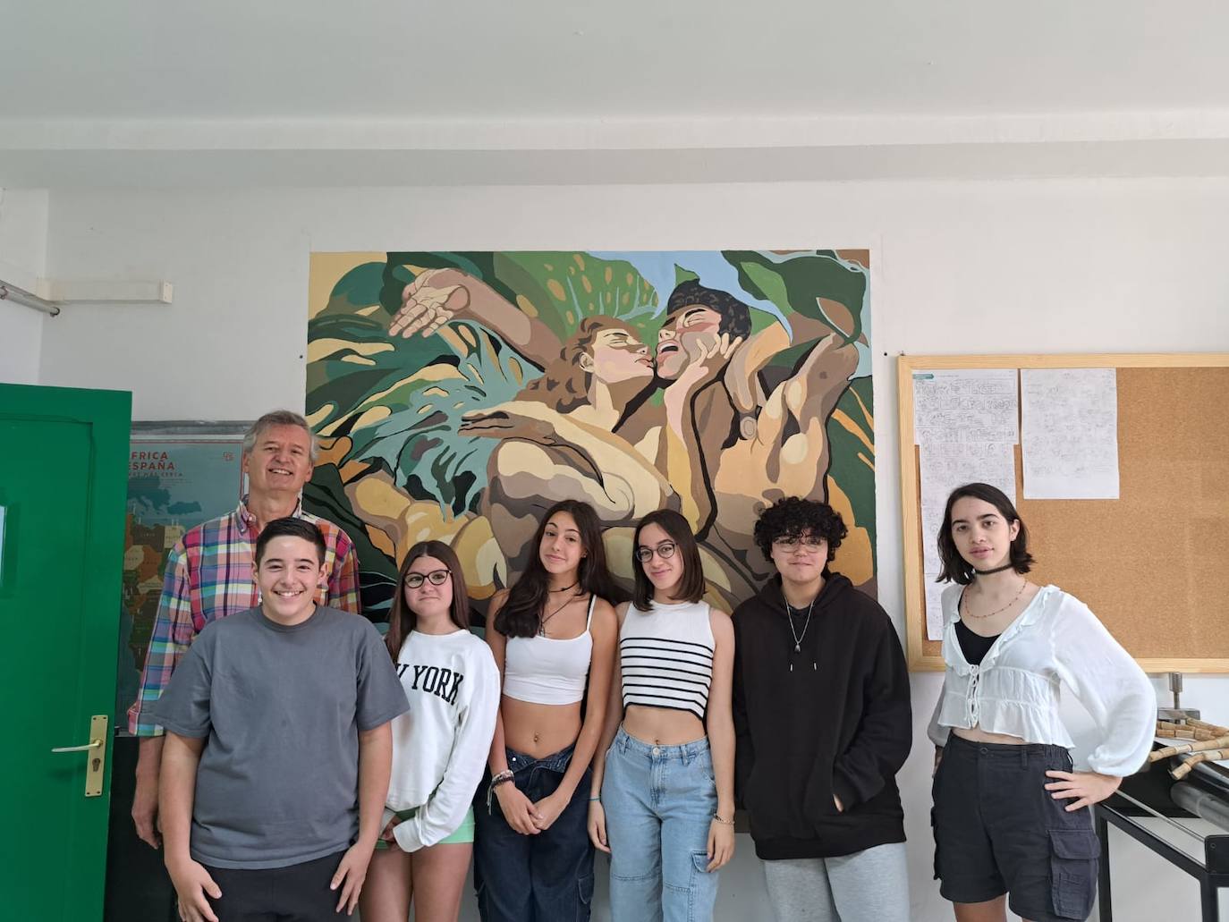 El IES Joaquín Artiles, un museo del mejor arte canario del siglo XX