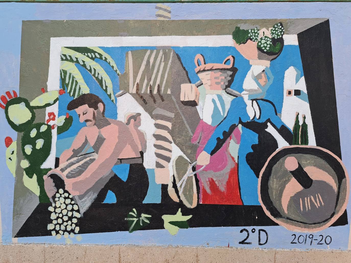 El IES Joaquín Artiles, un museo del mejor arte canario del siglo XX