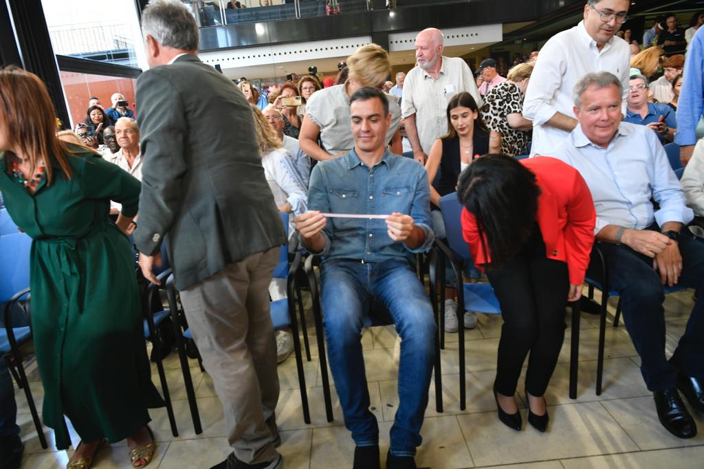 La intervención de Pedro Sánchez en el Alfredo Kraus, en imágenes