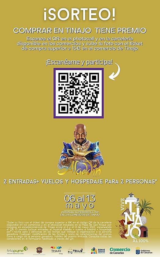 Cartel de actividad.