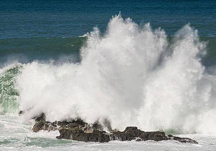 Imagen de archivo de fenómenos costeros en Gran Canaria.
