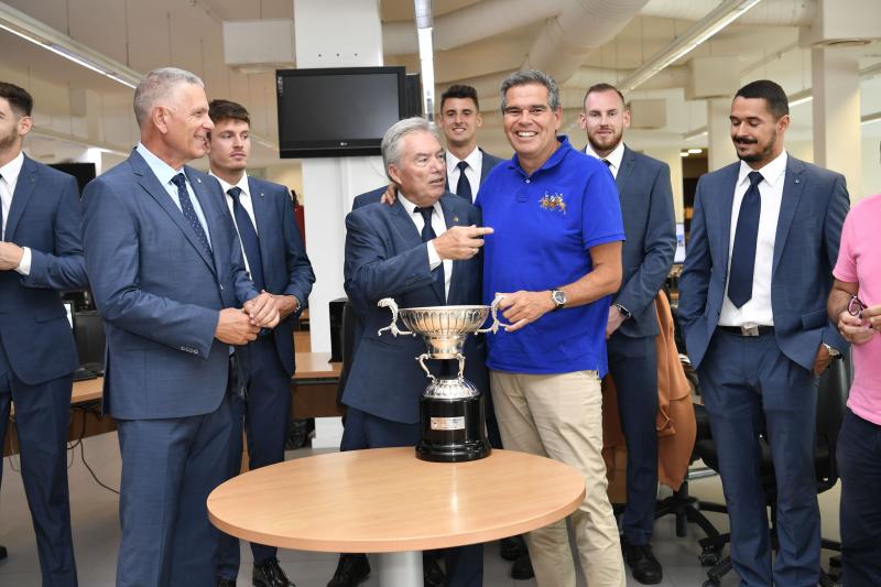 La visita del Guaguas a CANARIAS7, en imágenes