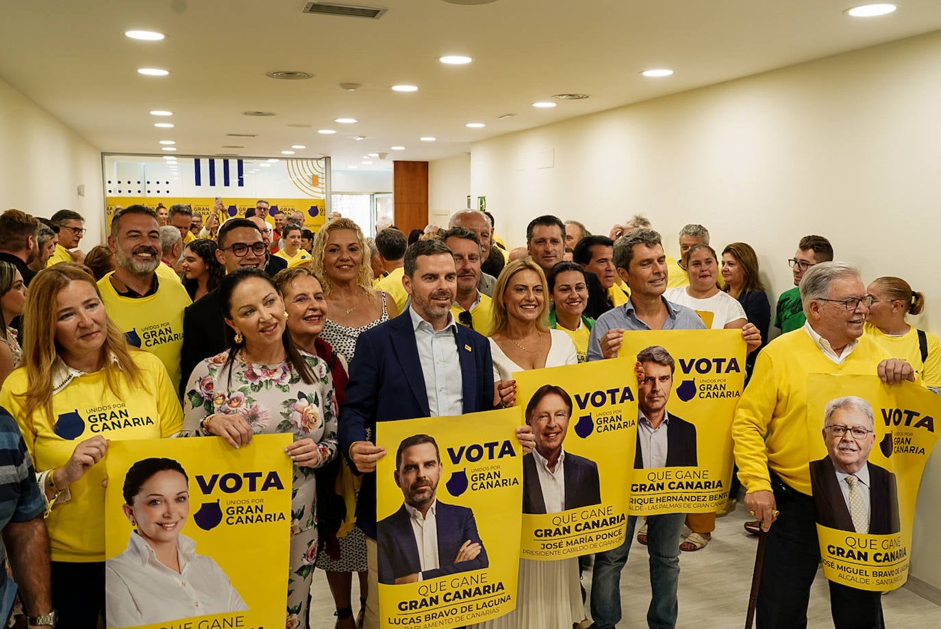 El inicio de la campaña electoral, en imágenes