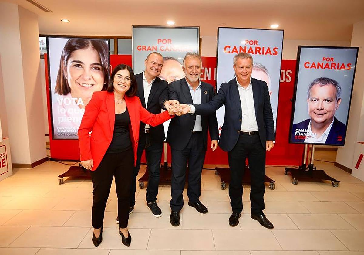 El inicio de la campaña electoral, en imágenes