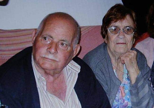 Imagen del matrimonio fallecido.