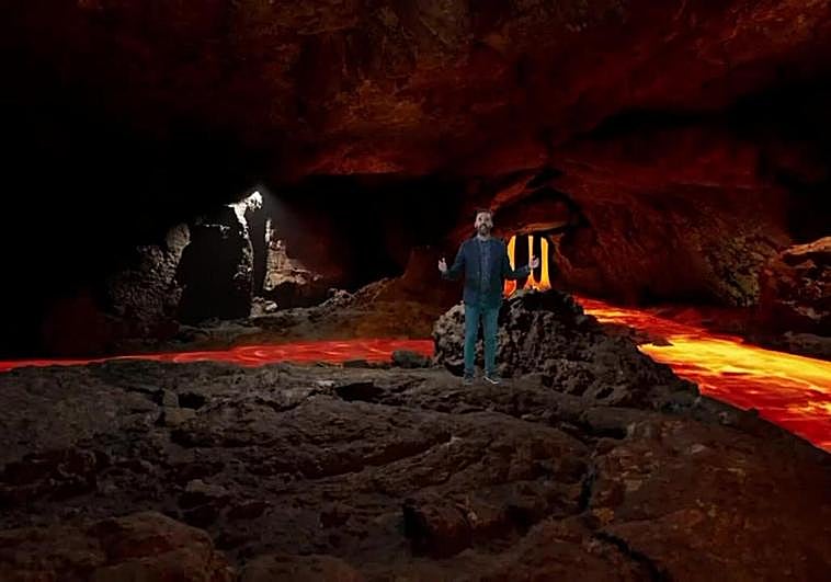 Los tubos volcánicos de La Palma, desde dentro