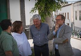 Pedro Quevedo, en el centro de la imagen.