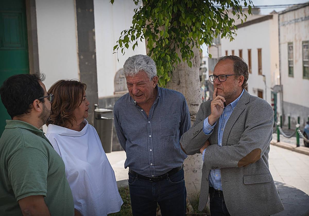 Pedro Quevedo, en el centro de la imagen.