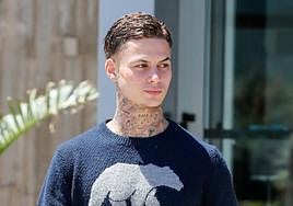 El jugador de la UD, Joel Domínguez, en imagen de archivo en los juzgados de la capital.