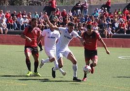 Derbi palmero entre Tenisca y Mensajero años atrás.