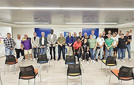 Imagen del encuentro entre el Gran Canaria y los clubes.