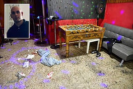 Imagen del interior del local donde tuvo lugar la pelea.