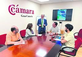 Equipo de la Cámara de Comercio de Gran Canaria que ha trabajado en el Programa de Apoyo y Acompañamiento a la Transición Digital y Verde de Micropymes y Autónomos.