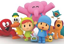 Los personajes de la popular producción infantil 'Pocoyó'.