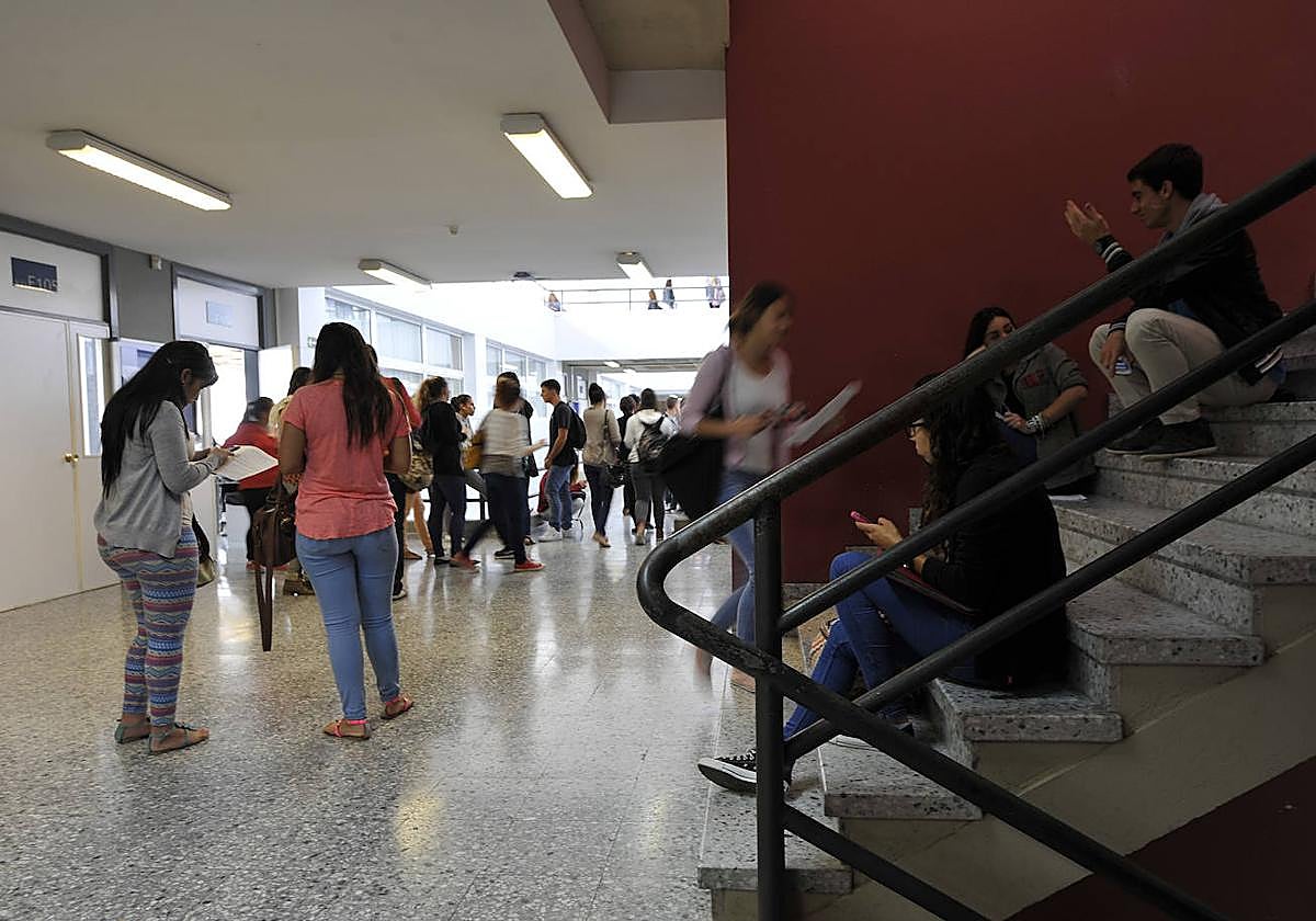 Imagen de archivo de alumnado en la ULPGC